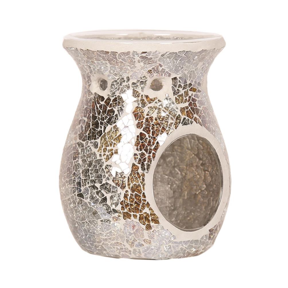 Gold & Silver Crackle Wax Melt Warmer £11.69